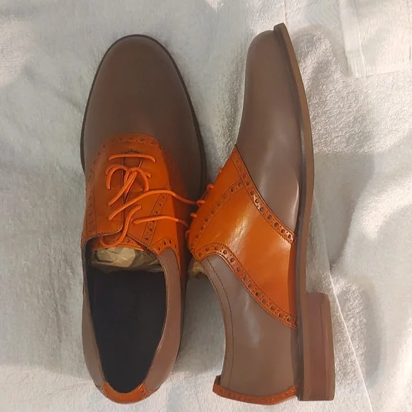 Cole Haan / Carter RBR Saddle/ Ginger Snap Orange / size 13m Kizik Lima Hands-Free Sneakers Gray Men main image 2